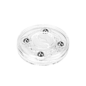 FarBoat 4Pcs Plastic Turntable 2-Inch Acrylic Turntable Heavy Duty Organizer Bearings Hardware for Kitchen Spice Rack Table Cake (Clear)