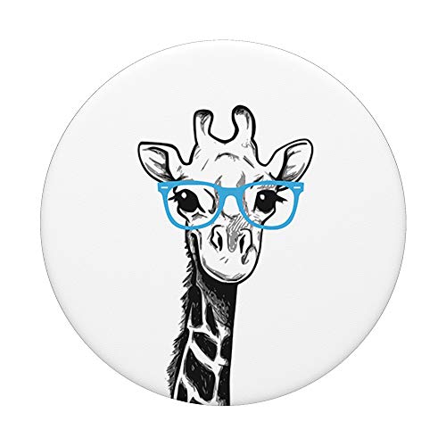 Cute Giraffe PopSockets PopGrip: Swappable Grip for Phones & Tablets