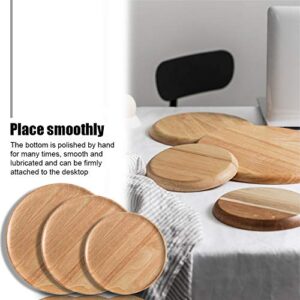 Tray, Wooden Serving Pan Trays Dishes Round Wood Platter Decor for Coffee Tea Cocktail Bread Breakfast Dinner Fruit Food Supplies for Home Resturant Cafe Party Prom