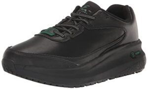 emeril lagasse women's odin ez-fit slip-resistant work shoe, black leather, 8 m us