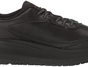 Emeril Lagasse Women's Odin Ez-Fit Slip-Resistant Work Shoe, Black Leather, 8 M US