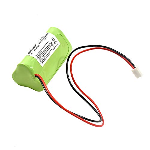 HQRP Emergency Exit Light Battery Compatible with Unitech AA900MAH 3.6V 6200RP 6200-RP Exitronix 10010037 Lowes 253799 TOPA BBAT0063AMax Power B2-0031 B20031 Max Power B2-0030 B20030 MH468886