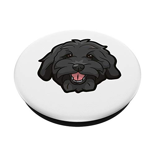 Cute Goldendoodle Doodle Dog Face Gift PopSockets PopGrip: Swappable Grip for Phones & Tablets