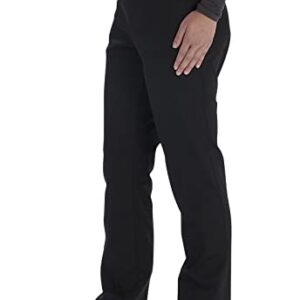 Vital Threads Men and Women Scrubs Set V-Neck Top & Drawstring Pant, VT501C, M, Black