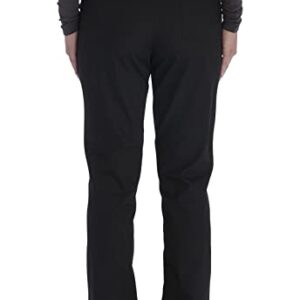 Vital Threads Men and Women Scrubs Set V-Neck Top & Drawstring Pant, VT501C, M, Black