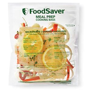 FOODSAVER Microwavable Meal Prep Bags Vacuum Sealers, 1 Quart, 16 Ct.