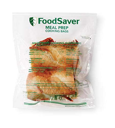 FOODSAVER Microwavable Meal Prep Bags Vacuum Sealers, 1 Quart, 16 Ct.