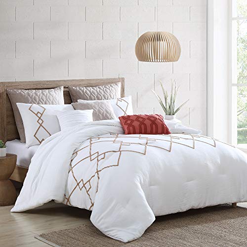 Modern Threads 8 Piece Tufted All Season Down Alternative Comforter Set Bedding with Matching Shams, Decorative Pillows Kalene Queen