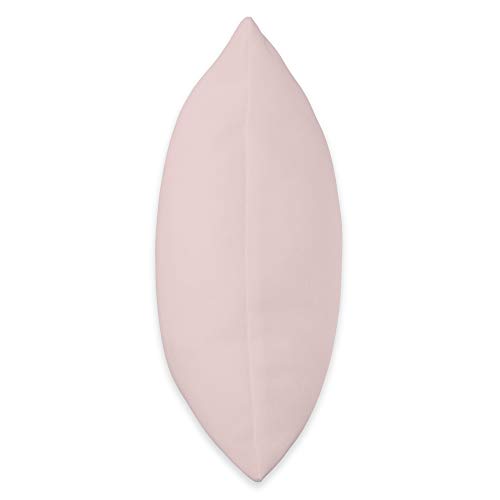 Vine Mercantile Simple Chic Solid Pale Rose Color-Pastel Blush Pink Throw Pillow, 16x16, Multicolor