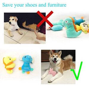 HDMOTU 26 Pack Multicolored Squeaky Dog Toys Bulk Pet Puppies Cute Puppy Squeaky Squeakers Toy Plush Dog Toys for Small Dogs