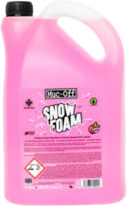 muc-off snow foam, 5 liter - biodegradable car wash soap, car shampoo, foam cannon soap - ph neutral bike wash, motorcycle wash and car soap
