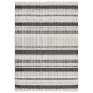 Home Dynamix Tripoli Mateo Geometric Area Rug, Charcoal/Cream, 5'3"x7'3" Rectangle