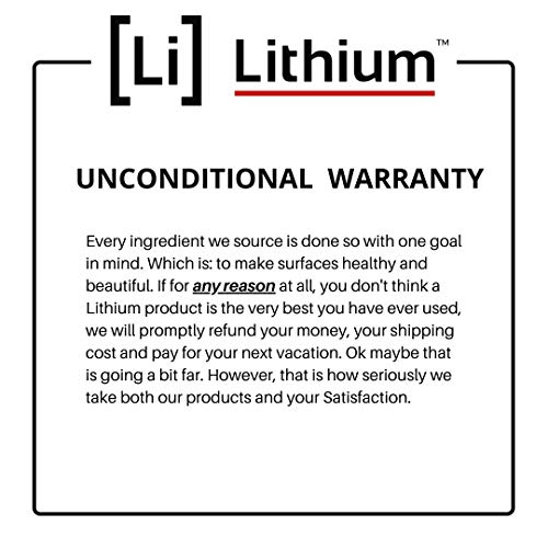 Lithium Ignite After Wash Conditions and Shines Surfaces as You Dry. Streak-Free Hydrophobic Formula adds Lubrication to Stop Micro Scratching While Sealing and Making Surfaces pop with Color.