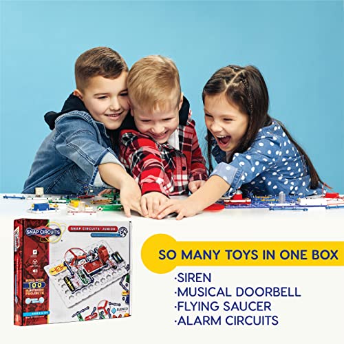 Snap Circuits Pro Electronics Exploration Kit SC-500 Jr. Electronics Exploration Kit SC-100 for Age 8+