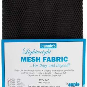 ByAnnie's Mesh Fabric Lightweight Galaxy Bundle-Lipstick, Parrot Blue, Pewter, Tahiti, Black and Blast Off Blue 18" x 54" with Tape Measure Bundle of 7 Items Galaxy