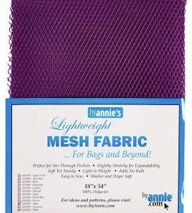 ByAnnie's Mesh Fabric Lightweight Galaxy Bundle-Lipstick, Parrot Blue, Pewter, Tahiti, Black and Blast Off Blue 18" x 54" with Tape Measure Bundle of 7 Items Galaxy