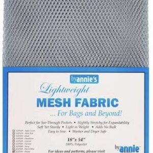 ByAnnie's Mesh Fabric Lightweight Galaxy Bundle-Lipstick, Parrot Blue, Pewter, Tahiti, Black and Blast Off Blue 18" x 54" with Tape Measure Bundle of 7 Items Galaxy