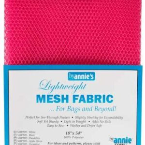 ByAnnie's Mesh Fabric Lightweight Galaxy Bundle-Lipstick, Parrot Blue, Pewter, Tahiti, Black and Blast Off Blue 18" x 54" with Tape Measure Bundle of 7 Items Galaxy