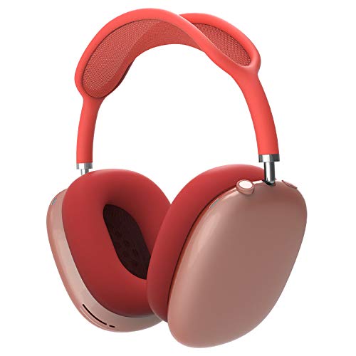 Geekria Silicone Earpad Covers Compatible with AirPod Max, Earpad Protector/Earphone Covers/Earpad Cushion/Ear Pad Covers/Headphone Covers, Easy Installation No Tool Needed (Red)