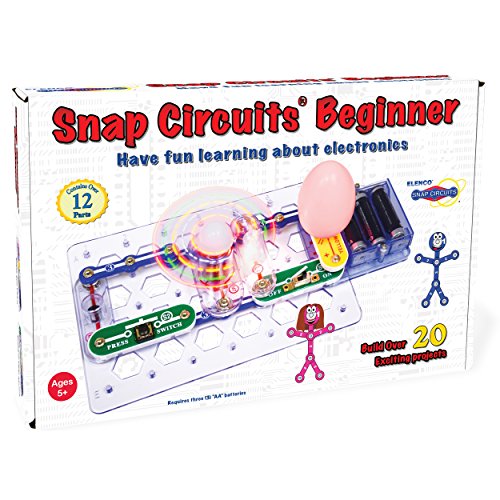 Snap Circuits Beginner, Electronics Exploration Kit, Stem Kit for Ages 5-9 (SCB-20) & Elenco Jr. SC-100