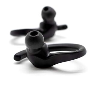 comply tw-400-c truegrip pro earbud tips for jlab, bowers & wilkins pi7, pi5, technics eah-az70, tune 125tws, sennheiser momentum true wireless 3 and more earphones (large, 3 pairs), black