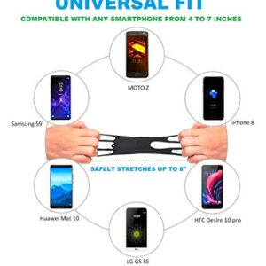 AccessoryHappy AH Universal Heavy Duty Cell Phone Carrying Lanyard Leash Neck Strap Tether Holder Quick Release Buckle Smart Cell Phone Credit Card Holder Case for iPhone, Galaxy & Most Smartphone