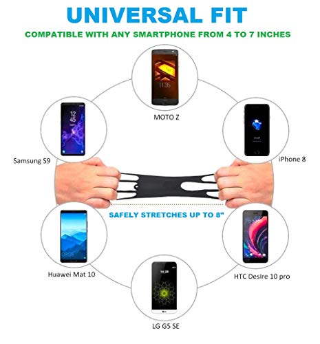 AccessoryHappy AH Universal Heavy Duty Cell Phone Carrying Lanyard Leash Neck Strap Tether Holder Quick Release Buckle Smart Cell Phone Credit Card Holder Case for iPhone, Galaxy & Most Smartphone