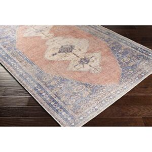 Artistic Weavers Agustin Vintage Oriental Area Rug, 2' x 2'11", Burnt Orange/Navy