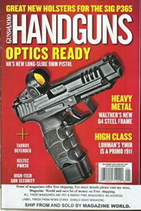 guns & ammo handguns magazine, great new holisters for the sig dec, 2020 jan,21