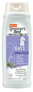 hartz groomer's best professionals 6-in-1 dog shampoo and conditioner in one, 18 oz