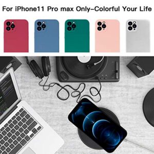 peafowl iPhone 11 Pro Max Case Compatible with iPhone 11 Pro Max Matte Silicone Gel Cover with Full Body Protection Anti-Scratch Shockproof Case Classic Black 6.5 inch