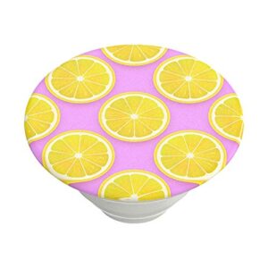 popsockets poptop (top only. base sold separately.): swappable top for popgrip bases, popgrip slide, otter+pop & popwallet+ - pink lemonade slices