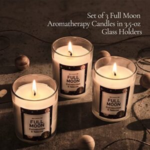 Magnificent 101 Full Moon Set of 3 Candles