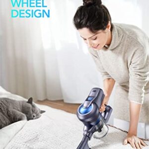 Greenote Cordless Vacuum Cleaner, 23000PA Stick Vacuum 4 in 1, 200W with Dual Digital Motor LED Headlights, 35 Mins Runtime, Handheld Lightweight Vacuum for Home Hard Floor Carpet Pet Car