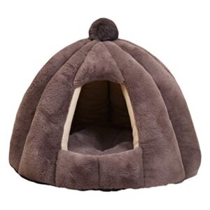 beskie pet tent cave bed for small medium puppies kitty dogs cats pets sleeping bag thick fleece warm soft dog bed cuddler burrow house hole igloo nest cozy bed for cat puppy