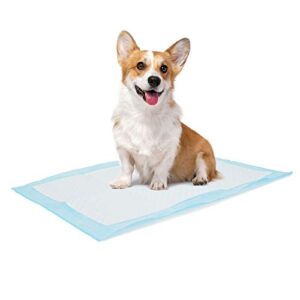 bolux dog and puppy training pads, 13”×18” disposable dog pee pads, 100/counts ultra absorbent & leak-proof pet underpads, dry quickly pee pad for dog cats rabbits or other house training pets