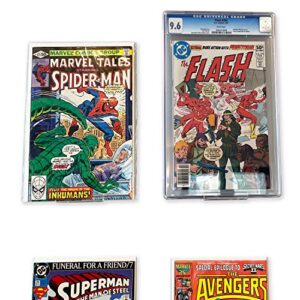 X-FLOAT Clear Floating Shelves (Wall Mounted) for Displaying Comic Books (Set of 6)