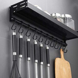 DINGEE 18 Pack Heavy Duty S Hooks, 3.5 Inch Aluminum Flat S Hooks for Hanging Pots and Pans, Jeans Hooks for Closet,Plants, Clothes, Kitchen Pot Rack Hooks, Mugs,Lights,Wind Chimes,Bathroom