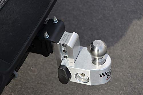 Weigh Safe WSARR-2 Anti-Rattle Receiver Reducer, Reduces 2.5" Receivers to 2" Receivers & has Built -in Anti-Rattle Tech, Hitch Tightener Grade Galvanized Bolts and High Strength Steel Construction.