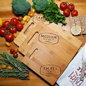 Gifts for Mom, Personalized Mom Cutting Board | 12 Designs - 9.8" x 13.8" | Custom Mothers Day Gifts for Mom, Grandma - Mom Gifts from Daughter or Son - Bamboo Handle