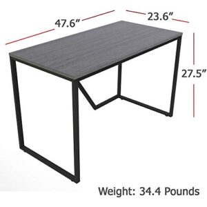 Lorell SOHO Modern Writing Desk, Gray