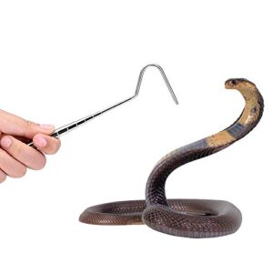 Labuduo Reptile Capture Hook, Extensible Reptile Catcher, Stainless Steel Tough and Durable Pet Shop Collecting Wild Snakes for Moving Small Snakes Reptile