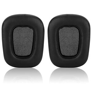 jecobb tiamat v2 earpads, replacement ear cushion cover with protein leather & memory foam for razer tiamat v2 headset only (black)