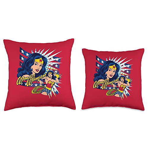 Wonder Woman Pop Art Wonder Throw Pillow, 18x18, Multicolor
