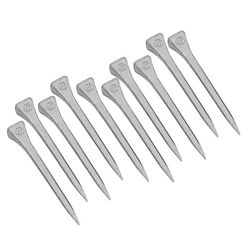 250Pcs Hoof Nail, Elasticity Steel Horseshoe Firmly Tool, Horseshoe Horseshoe Nail for Horse Tool Horse