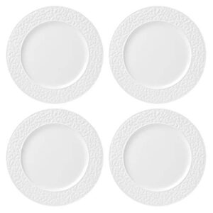 kate spade blossom lane 4-piece dinner plate set, 7.15 lb, white