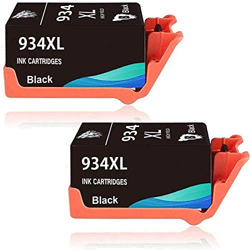 Wolfgray 2-Black 934XL 935XL Compatible Ink Cartridge Replacement for HP 934 935 Combo Pack High Yield for HP OfficeJet Pro 6835 6230 6812 6815 6830 6820 6220 Printer