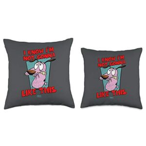 Courage the Cowardly Dog Gonna Like Throw Pillow, 18x18, Multicolor