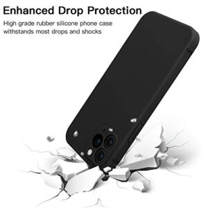 peafowl iPhone 12 Pro Max Case Compatible with iPhone 12 Pro Max Matte Silicone Gel Cover with Full Body Protection Anti-Scratch Shockproof Case Classic Black 6.7 inch