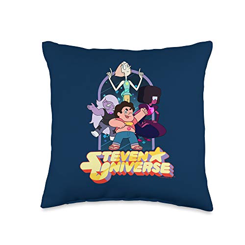 Steven Universe Gem Friends Throw Pillow, 16x16, Multicolor